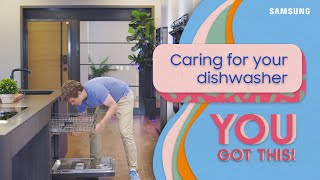 Clean and care for your dishwasher  Samsung US [upl. by Calypso169]