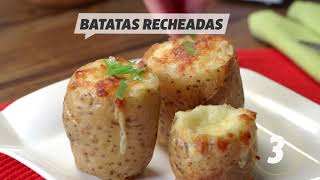 RECEITAS COM BATATAS Torta de bacon batatas recheadas e mais delícias I salgadas I VIX [upl. by Il]