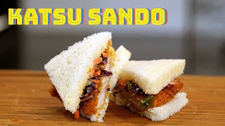 Ultimate Chicken Katsu Sandwich Recipe  Katsu Sando [upl. by Ahsinek]