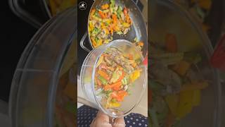 Veg Tossed Salad  Healthy Vegetable Tossed Salad Recipe  Stir fry Veggies  Low carbs recipes [upl. by Eilsew]