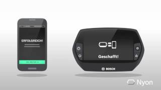 Anleitung 1  Bosch Nyon eBike Bordcomputer  Inbetriebnahme Smartphone ► MoehrleBikesde [upl. by Llewop]