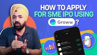 How to apply for SME IPO using Groww  Should you apply for SME IPO [upl. by Algar]