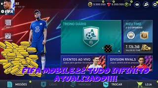 Como ter FIFA 22 mobile com dinheiro infinito atualizado  FIFA2022 [upl. by Eleira]