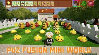 Hướng Dẫn Tải Và Cài Đặt PVZ FUSION Phiên Bản 3D MINI WORLD [upl. by Vin525]