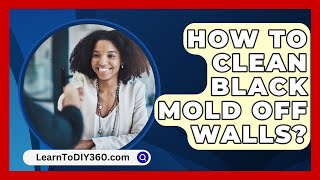 How To Clean Black Mold Off Walls  LearnToDIY360com [upl. by Elehcor324]