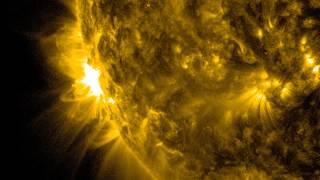 NASA  SDO Sees Two Solar Flares [upl. by Noret784]