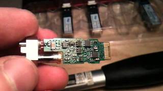 Dissasembly of the fibre optic SFP GBIC transceiver [upl. by Kong]