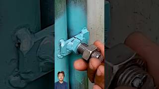 DIY creative homemade door latch toolsgarage57 IswadiFauzi plumber shorts [upl. by Lussier378]