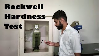 Rockwell Hardness Test  Laboratory Test  Material Property [upl. by Annasiul370]