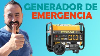 Como CONECTAR UN GENERADOR eléctrico de respaldo en tu casa [upl. by Atinav861]