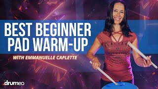 5Minute Beginner Drum Warmup With Emmanuelle Caplette [upl. by Yelsnia]