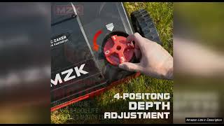 MZK 2in1 Electric Dethatcher and Scarifier wRemoveable 8Gallon Collection Bag Review [upl. by Aicenet]