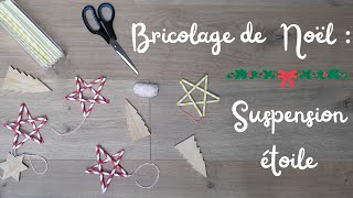 Bricolage de Noël  Suspension étoile [upl. by Merissa]