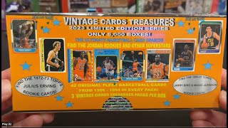 🙉 MICHAEL JORDAN ROOKIE HUNT 👀 Vintage Cards Treasures NBA Basketball MYSTERY BOX [upl. by Assitruc]