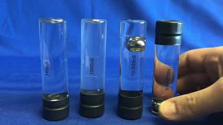 Base oil viscosity demonstration [upl. by Inaluiak]