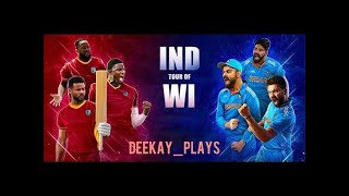 IND VS WI HIGHLIGHTS  CHASSING 151 RUNS IN 90 BALLS  realcricket22 cricket youtube foryou [upl. by Ing]