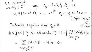 Los grupos de orden 80 no son simples [upl. by Spooner]