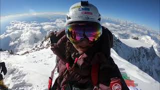 Stefi Troguet on the top fo Nanga Parbat 8126 m [upl. by Kathlin]