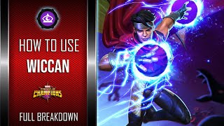 How To Use WICCAN Easily  Full Breakdown  Marvel Contest Of Champions [upl. by Igal]