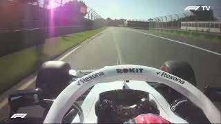 Robert Kubica onboard  lap of Australia 2019 FP2 [upl. by Paryavi325]