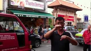 Durian Puff at Jonker Street Melaka [upl. by Lottie840]