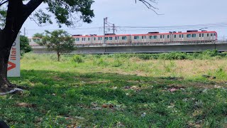 TEST RUNS HANGGANG DULOMGA BAGONG KALSADA PARA SA LRT 1 LRT 1 CAVITE EXTENSION [upl. by Kotta571]