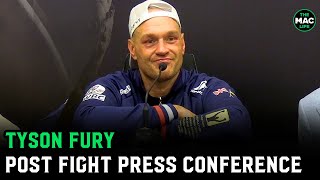 Tyson Fury “I thought I won but I cant cry about it”  Post Fight Press Conference [upl. by Crescantia]