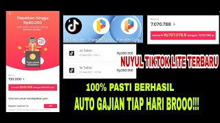 CARA NUYUL TIKTOK LITE TERBARU DI JAMIN 100 BERHASIL BROO [upl. by Thirzia]