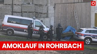 Amoklauf in Rohrbach Täter auf der Flucht  MeinBezirk [upl. by Aidnac]