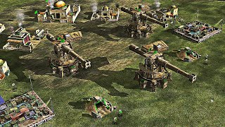 GLA Toxin  Super Cannon vs 4 China Red Army  Command amp Conquer Generals Reborn Remake [upl. by Petrina]