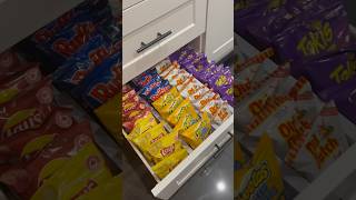 SATISFYING All Chips Restock asmr restockandrefill asmrsounds shorts snacks [upl. by Yun]