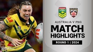 Pacific Championships 2024  Jillaroos v Orchids  Match Highlights [upl. by Linskey611]