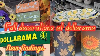 Fall home decorations at Dollarama Canada and some new findings  Autumn 🍂 home reset [upl. by Retrop203]