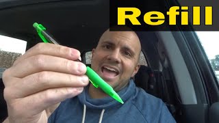 How to Refill FaberCastell Shark Pencil 05 Mechanical Pencil 2022 [upl. by Anni]