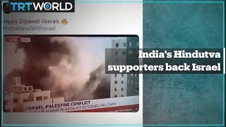 Why are India’s Hindutva supporters backing Israel [upl. by Ahsirhcal670]