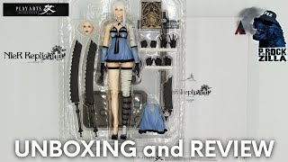 Play Arts Kai Kaine  NieR Replicant ver122474487139  Unboxing amp Review [upl. by Deach]