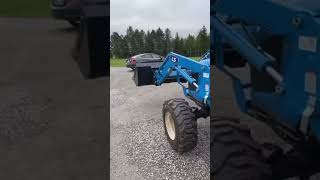 Ls tractor land grader [upl. by Beniamino581]