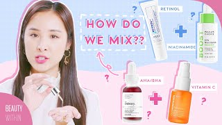 How to Layer Active Ingredients Niacinamide Vitamin C AHABHA Retinols amp More [upl. by Cullan]