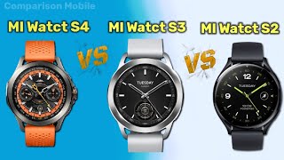 Xiaomi Watch S4 Sport VS Xiaomi Watch S3 VS Xiaomi Watch S2 Full Review bestsmartwatch [upl. by Meade]