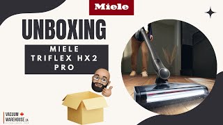 Unboxing the Miele Triflex HX2 PRO Stick Vacuum  Vacuum Warehouse [upl. by Adnilram693]