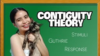 CONTIGUITY THEORY  Tagalog [upl. by Blackmore]