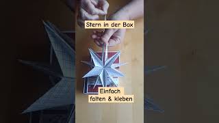 Stern in der Box basteln mit Stampin Up Anleitung Zauberstern und Hosentaschenstern shorts [upl. by Htedirem]