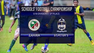 Penalty Shootout  StPeters College v Zahira College  U18 Div I 3rd Place [upl. by Enyaw]