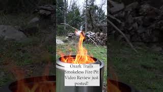 Camping MustHave Ozark Trials Smokeless Fire Pit campgear [upl. by Ardnait319]