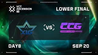 XLG vs CCG  Lower Bracket Final  Day 8  VCT Ascension CN [upl. by Ennovoj866]