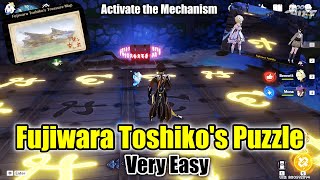 Activate the Mechanism  Fujiwara Toshiko Puzzle  Relics of seirai  Genshin impact 21 [upl. by Porter111]