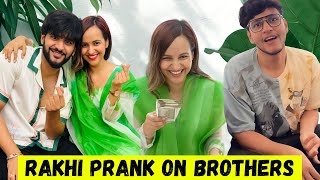 Rakhi PRANK on BROTHERS they CRIED [upl. by Irehs]