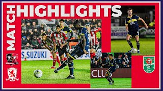 Match Highlights  Exeter City 2 Boro 3  Carabao Cup Round 4 [upl. by Adriena377]