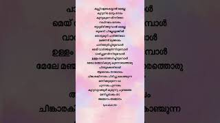 Chinkara kinnaram💖✨ malayalamsongs evergreenhits malayalamlyrics shorts shortsvideo moviesong [upl. by Ajan]