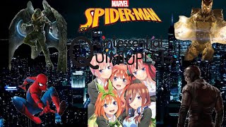 Marvel spiderman en gotoubun no hanayome cap6 22 [upl. by Acnairb]